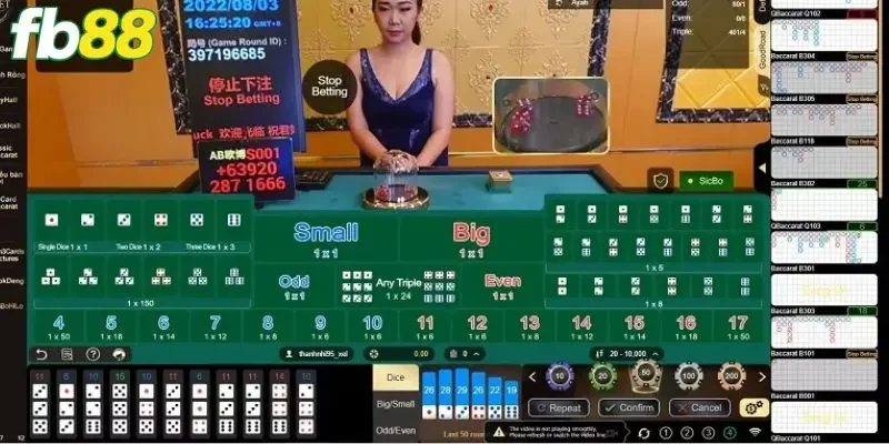 Các cửa cược tài xỉu FB88 đều có tỷ lệ trả thưởng riêng